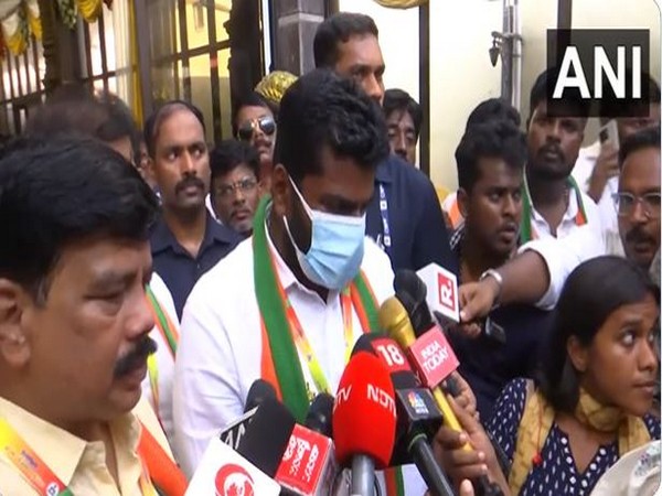 BJP Tamil Nadu president Annamalai (Photo/ANI)