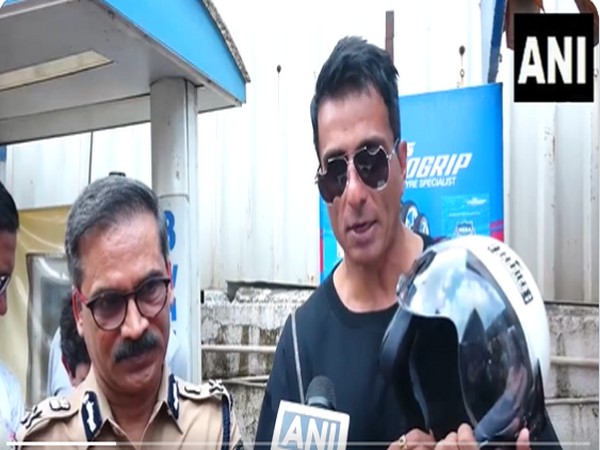 Dr Ravinder Singal, ADGP, Sonu Sood (Image source/ANI) 
