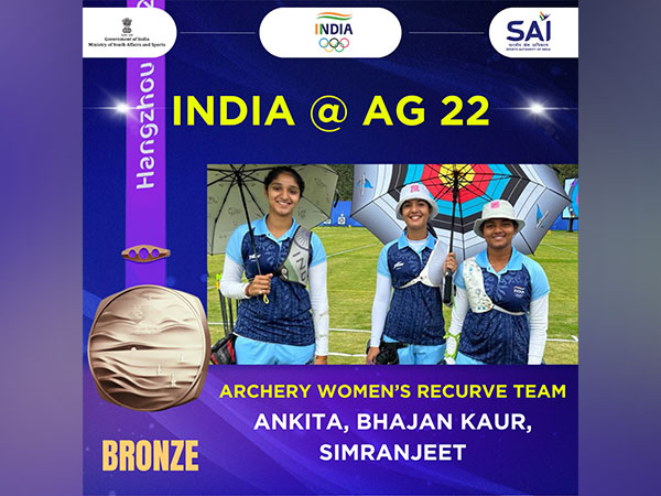 The Indian recurve archery team. (Photo- SAI Media Twitter)