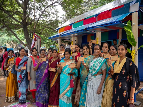 Bengaluru mobile bus stop (Photo/ANI)
