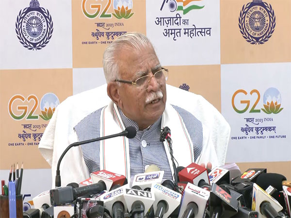 Haryana Chief Minister Manohar Lal Khattar (Photo/ANI)