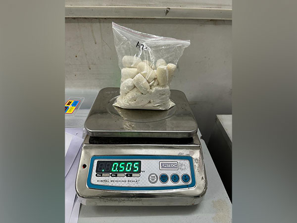 Cocaine seized at Delhi Airport (Photo/ANI)