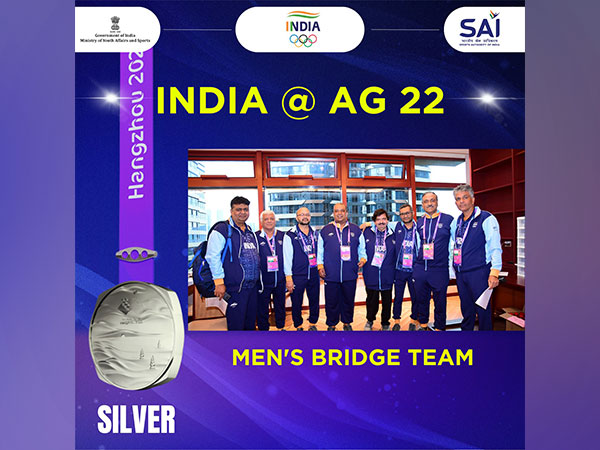 India'smen's bridge team (Photo: SAI MEdia/Twitter)