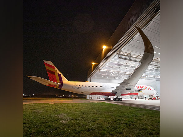 Air India Airbus A350 aircraft at the Airbus paint shop in Toulouse, France (Photo- Air India/X)