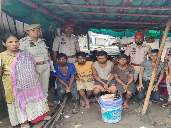 Assam STF arrests six drug peddlers (Photo/ANI)