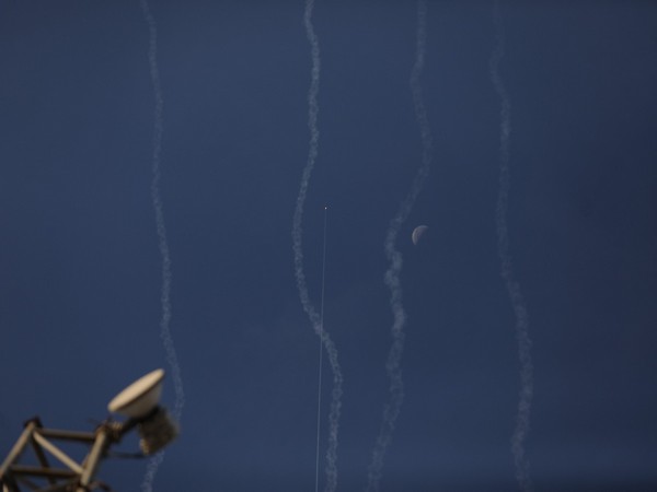 Rocket attacks on Israel. (Photo Credit - TPS)