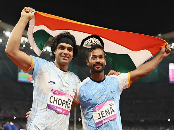 Neeraj Chopra and Kishore Kumar Jena (Photo: Neeraj Chopra/ Twitter)