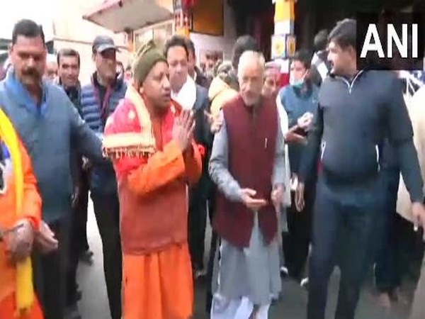 UP CM Yogi visits Sundar Nath cave in Badrinath Dham (ANI) 