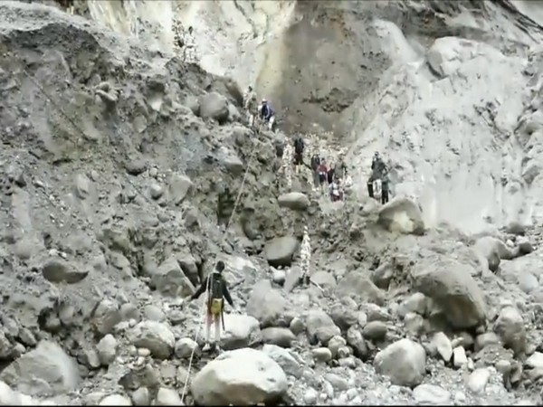 Visuals of rescue operations in North Sikkim. (Photo/ITBP)