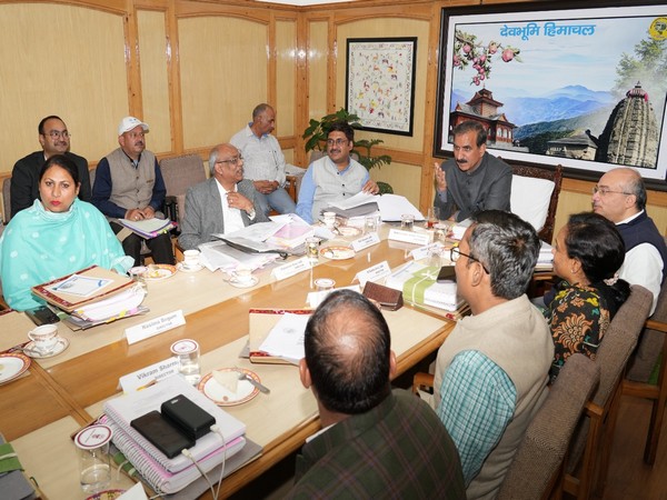 Himachal Civil Supplies Corporation meeting chaired by CM Sukhu. (Photo/ANI)