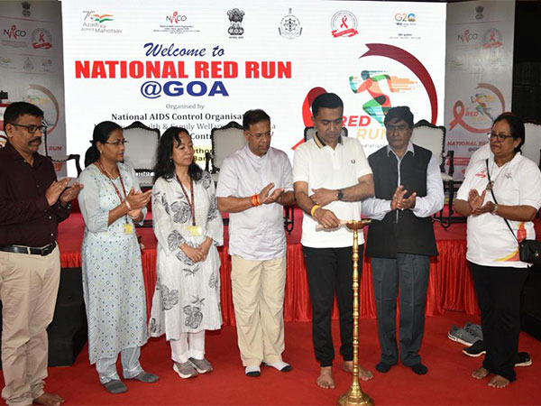 Goa Chief Minister Pramod Sawant inaugurates National Red Run 2023. (Photo/ANI)