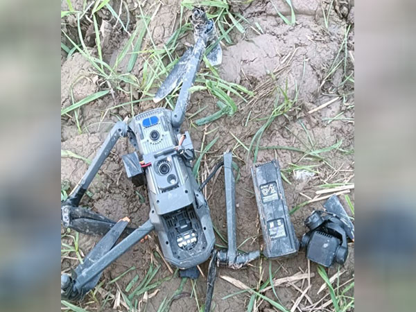 BSF recovers Pakistani drone in Punjab's Amritsar. (Photo/Twitter)