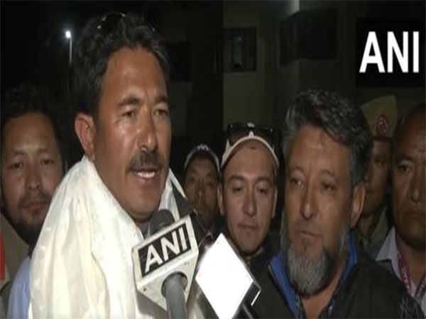 Indian National Congress candidate Stanzin Lakpa (Image/ANI)