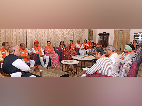 BJP leaders meet Rajasthan Governor (Photo/Diya Kumari social media )