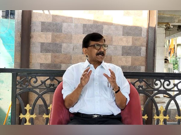 Shiv Sena (UBT) leader Sanjay Raut in a press conference (Photo/ANI)