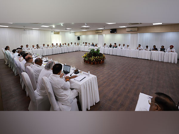 Visuals from the CWC meeting (Photo:X/@kharge)