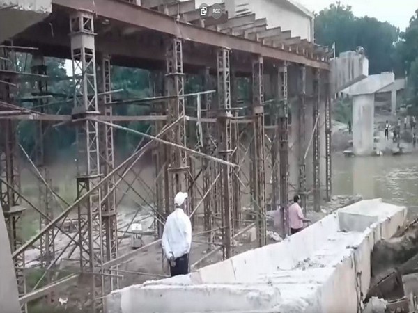 Ballia bridge collapse (Photo/ANI)