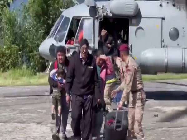 IAF airlifts 149 civilians stranded in Lachen and Lachung villages of Skikim (Photo/ANI) 