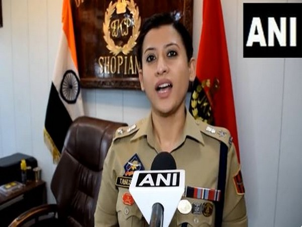 Tanushree, Shopian SSP (Photo/ANI)