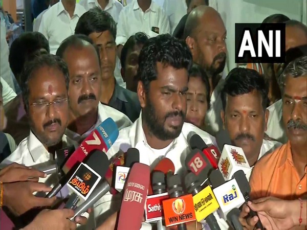 Tamil Nadu Bharatiya Janata Party (BJP) president K Annamalai. (Photo/ANI)