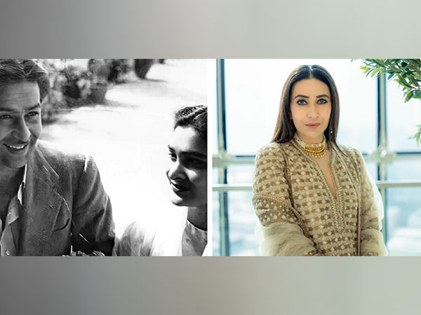 Karisma Kapoor and her late grandparents (Image source: X)