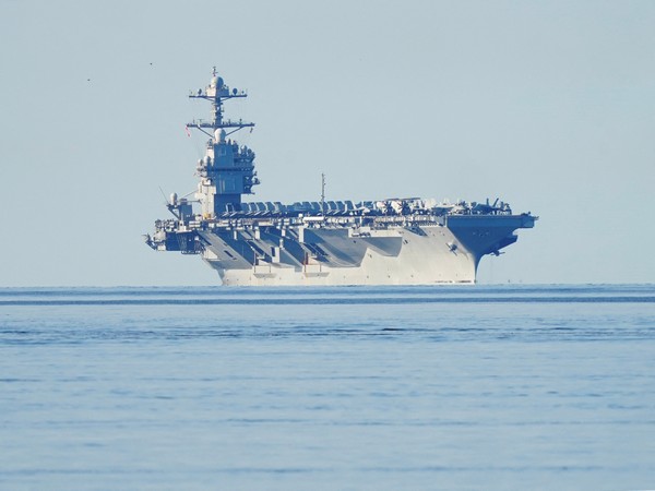 US navy aircraft carrier USS Gerald R. Ford Carrier (Photo/Reuters)