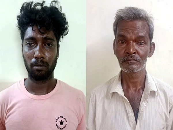 Mandapam Coastal Security Group police arrested 2 Srilankan fishermen (Photo/ANI)