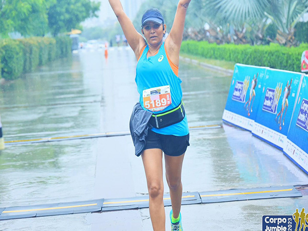 Sushma Singh. (Picture: Delhi Half Marathon.)