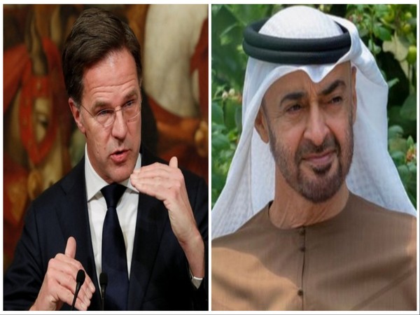 Netherlands PM Mark Rutte (left) and UAE President Sheikh Mohamed bin Zayed Al Nahyan (file photo)