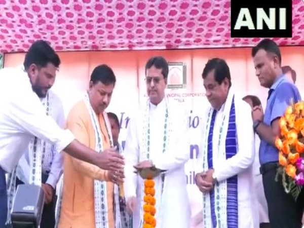 Tripura CM Saha inaugurates Nagichhera Fish Transhipment Yard (Photo/ANI)
