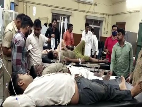Injured being treated at Dausa District Hospital (ANI/Photo)