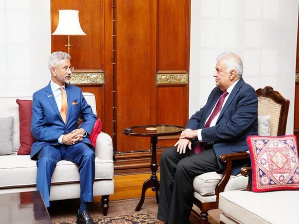 External Affairs Minister S Jaishankar and Sri Lankan President Ranil Wickremesinghe (Photo Credits:X/@DrSJaishankar)