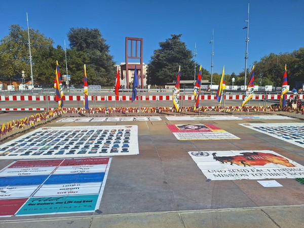 Visual from the Tibetan solidarity campaign in Switzerland (Photo/ANI)