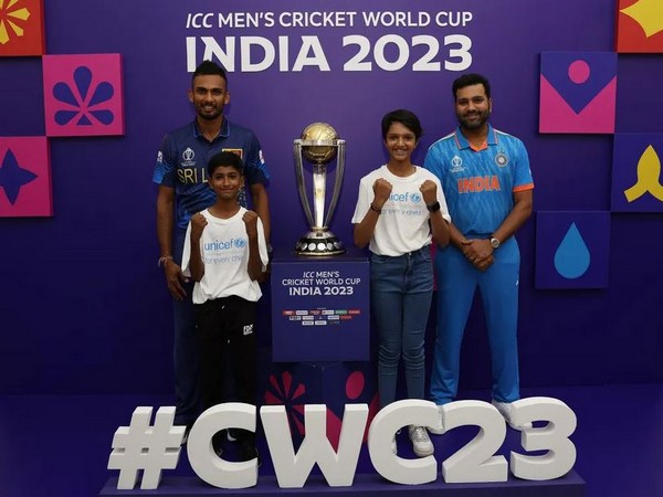 Sri Lanka captain Dasun Shanaka and India captain Rohit Sharma. (Photo- ICC)