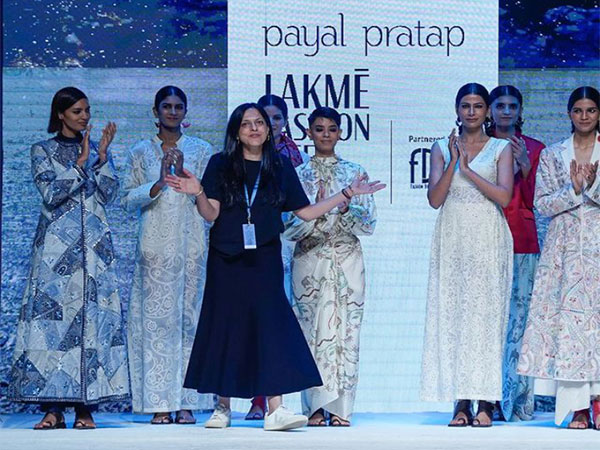 Payal Pratap presenting her collection at Lakme Fashion Week 2023(Image source: Instagram)