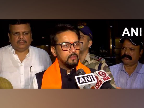 Union Sports Minister Anurag Thakur (Image: ANI)