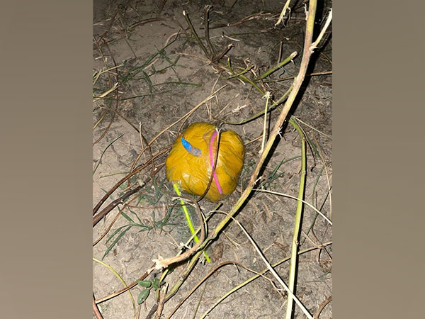 Heroin seized at India-Pakistan border in Rajasthan (Photo/ANI)