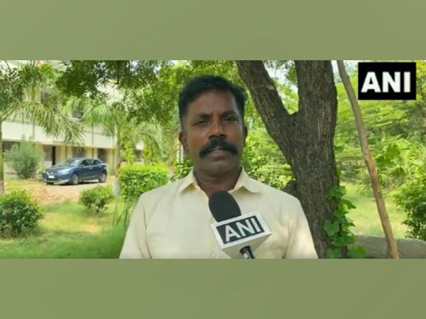 Dr Ramesh husband of Dr Radhika who is currently stranded in Israel (Photo/ANI)