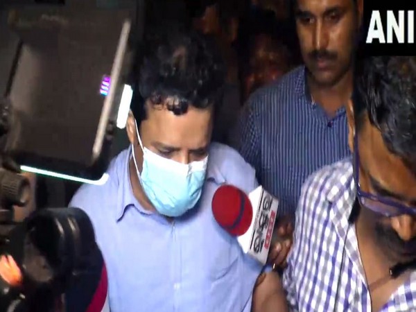 Port health officer Rajendra Narayan Panigrahi after the arrest (Photo/ANI)