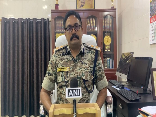Inspector General of Police (Bastar Division) Sundarraj P (Photo/ANI)