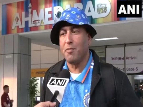 A cricket fan, Vipul Patel. (Picture: ANI)