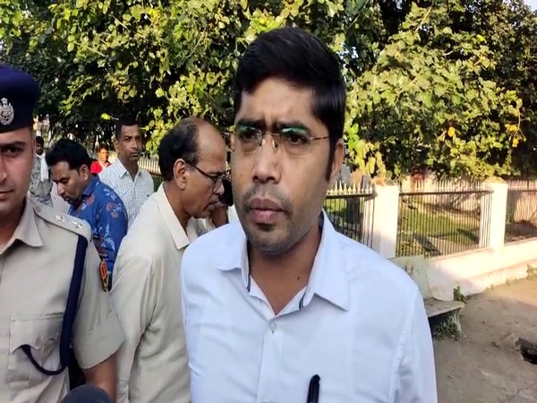 Inderjit Yadav, Collector, Pratapgarh (Photo/ANI)