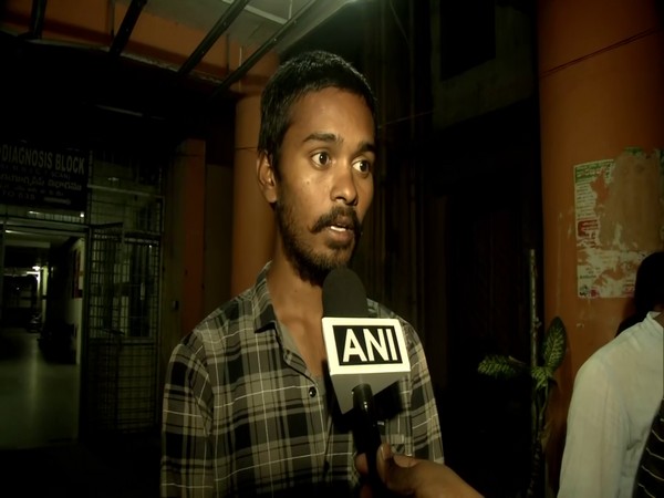 Pranay Kumar, brother of Pravallika (Photo/ANI)