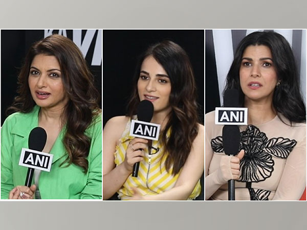 Bhagyashree, Radhika Madan and Nimrat Kaur (Photo: ANI)