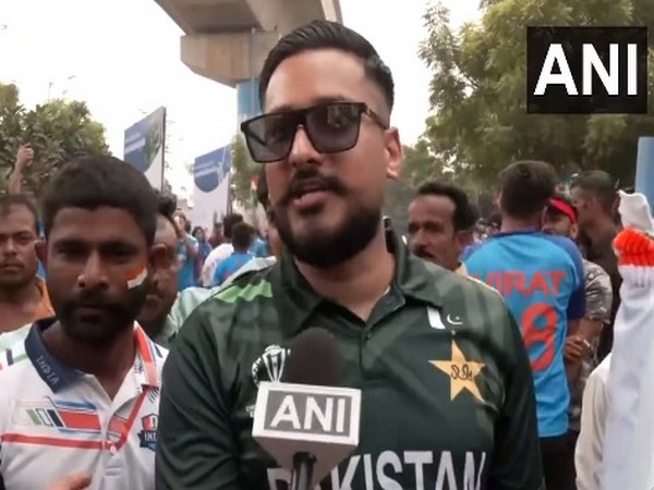 Pakistan cricket fan Qasim. (Picture: ANI)