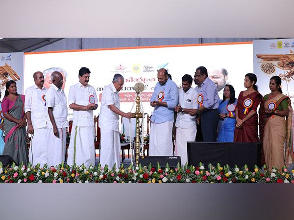 Kerala Chief Minister Pinarayi Vijayan inaugurates spices park in Idukki (Image: ANI)