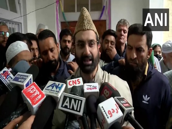 Chairman of All Parties Hurriyat Conference in Jammu and Kashmir Mirwaiz Umar Farooq. (Photo/ANI)