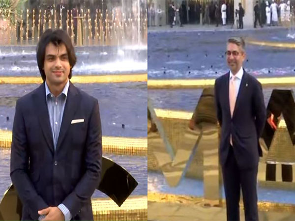Neeraj Chopra and Abhinav Bindra (Photo: ANI)