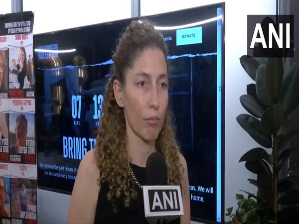 Relative of missing person in Israel, Dr Edva Gutman Tirosh. (Photo: ANI)