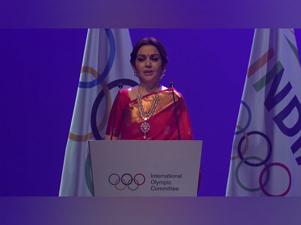 Nita Ambani, IOC member and Founder Chairperson of the Reliance Foundation (Photo/ANI)